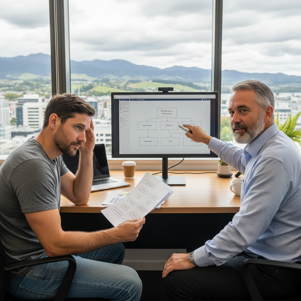 sole trader asks accountant what to do