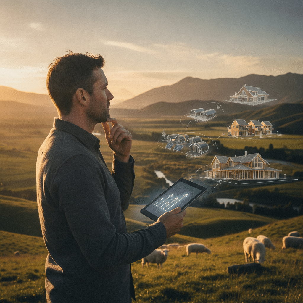 a man in NZ is thinking about which structure to use for his rental property, perhaps an LTC