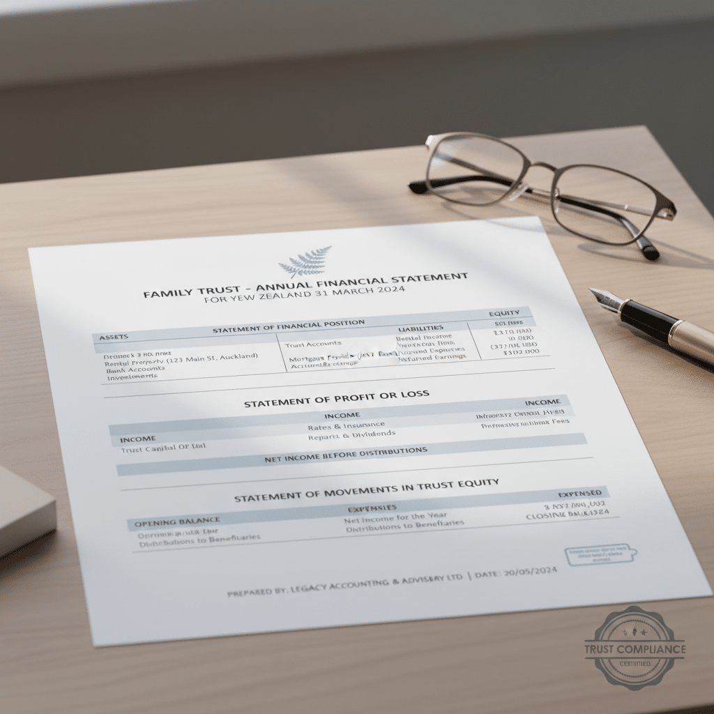 Family trust accounting