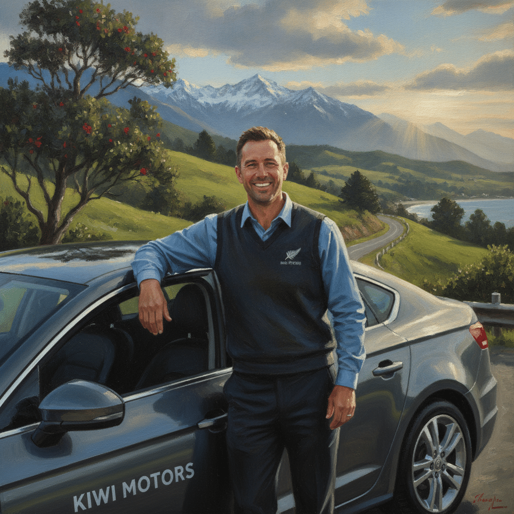 An employee of a NZ company with this company car