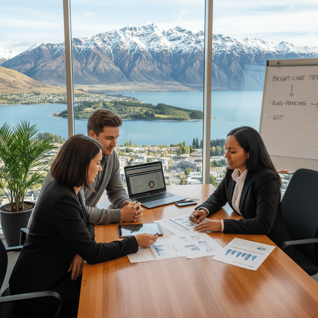 a couple see the benefit of using a property accountant for their NZ rental property