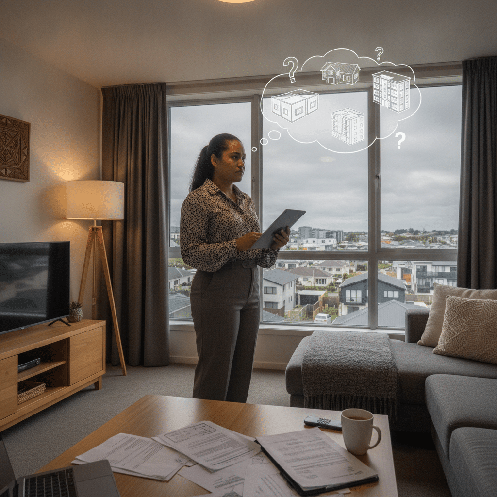 A young Polynesian woman wonders about rental investment property structure And which one is right for her.