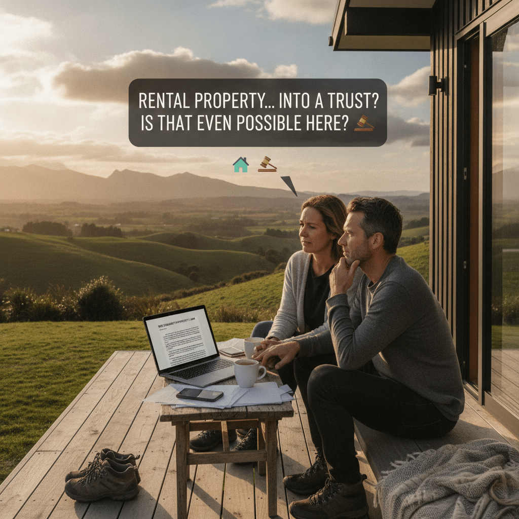 a couple in NZ, wondering if they can move their rental property into a trust without a brightline reset