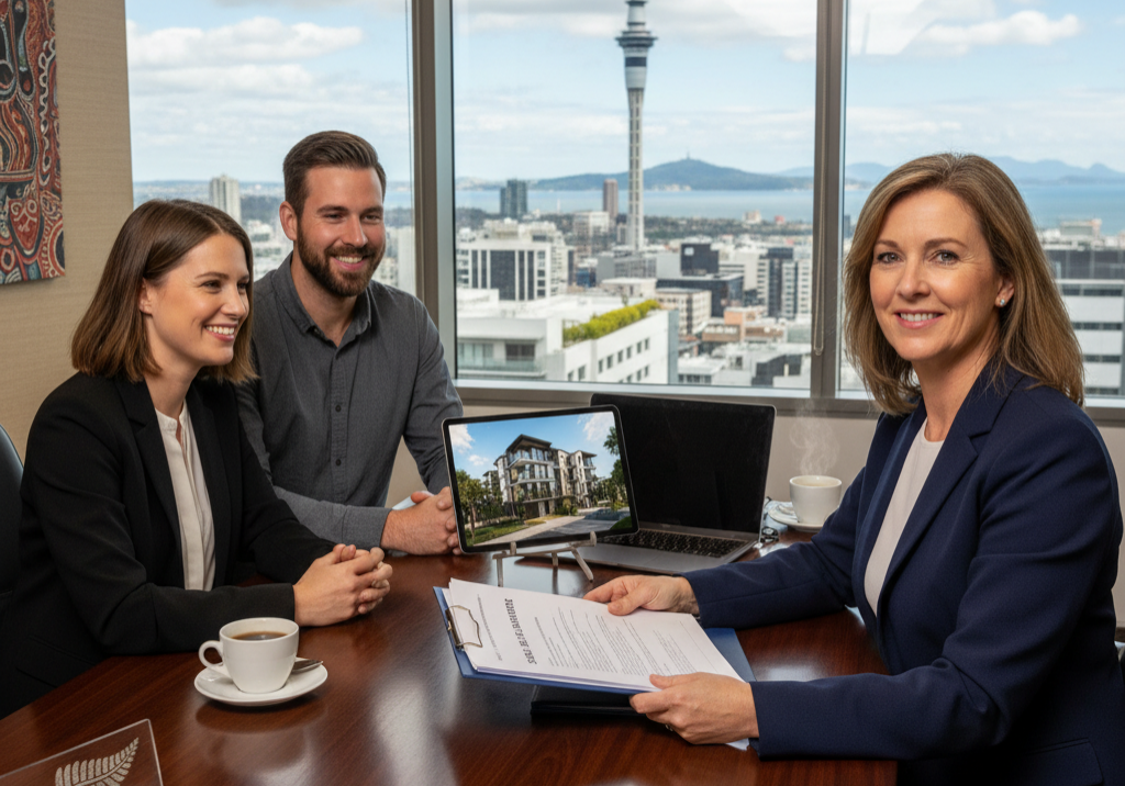 Auckland lawyer helps a couple buy a property