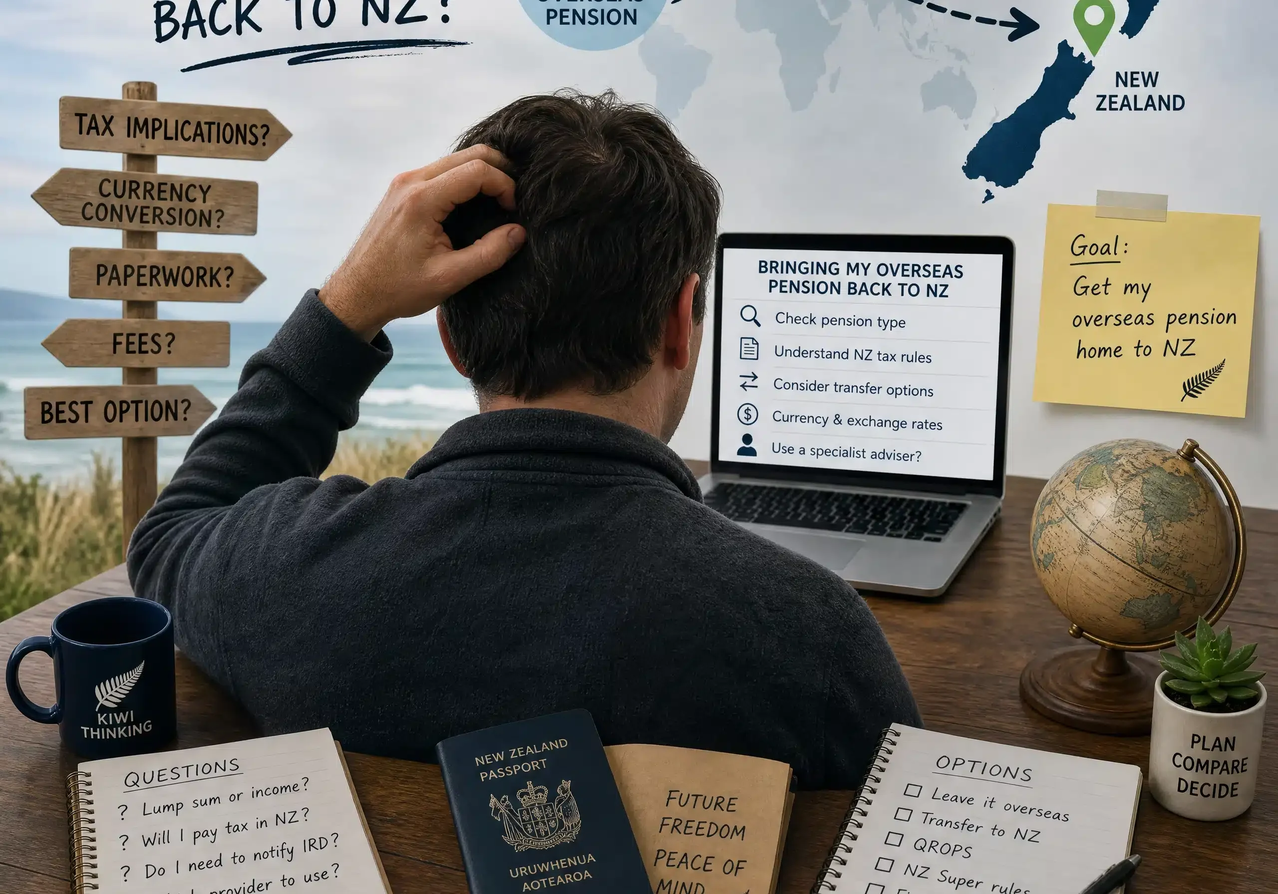 Overseas Pension: How do I get the money back to New Zealand?