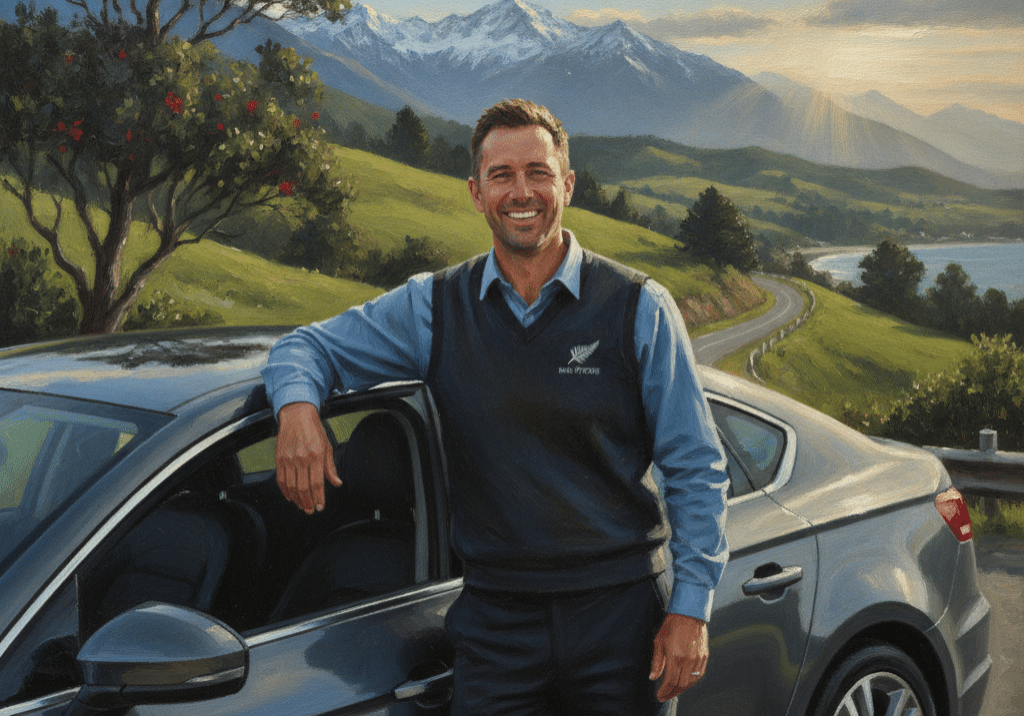 An employee of a NZ company with this company car