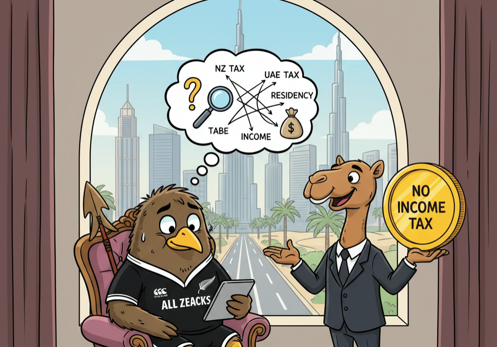 A Kiwi stresses about his tax residency status while living in Dubai