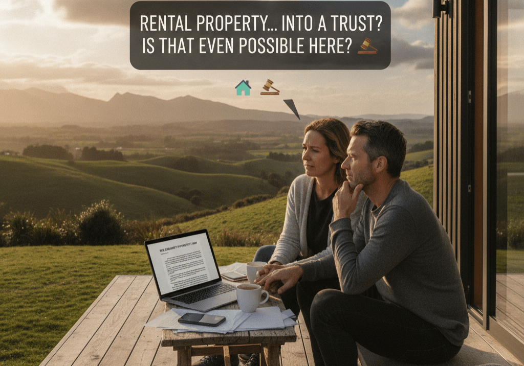 a couple in NZ, wondering if they can move their rental property into a trust without a brightline reset