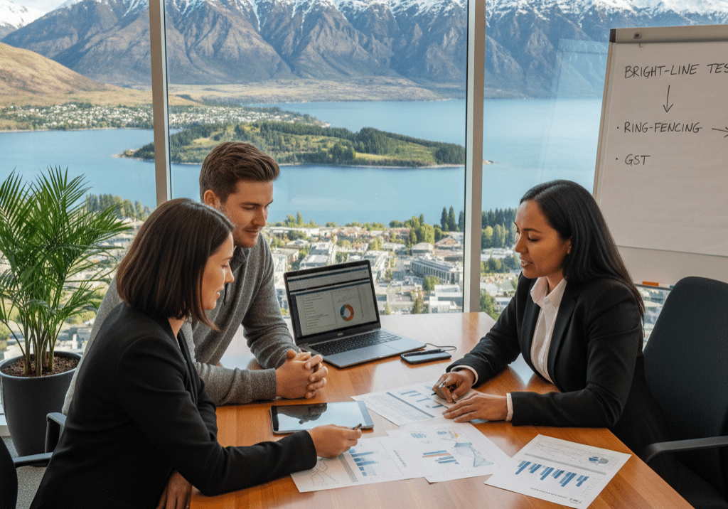 a couple see the benefit of using a property accountant for their NZ rental property